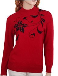 紅色 - 鄂爾朗琪 / 毛衣、針織衫 / 女裝 - 服飾箱包 - 亞馬遜